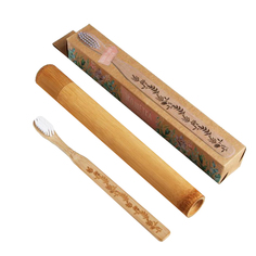 Зубная щетка в бамбуковом чехле Весна, 3,1 × 24,1 × 3,1 см 5867124 No Brand