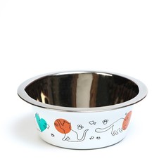 Миска Пижон Кот и рыбка, стандартная, 225 мл