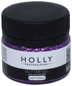 Декоративный гель для волос, лица и тела Holly Professional, Light Violet, 20 мл 7138961