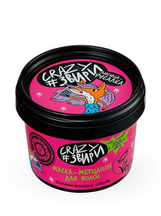 Маска для волос Natura Siberica Crazy #звири Лисица русалка Стойкость цвета волос 100 мл