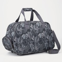 Дорожная сумка женская AMEN 7793860 серая , 44х25х30 см Amen.