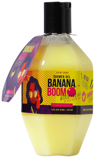 Женский гель для душа в гранате Banana boom с ароматом банана, 300 мл Beauty Fox