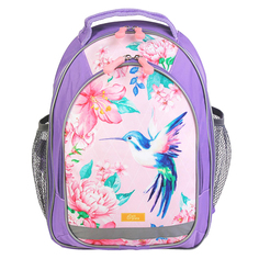 Ранец школьный Calligrata 37 х 27 х 16 Колибри голубой/розовый
