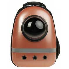 Рюкзак для переноски Пижон с окном и светоотражающей полосой, 32 х 26 х 44 см, розовый