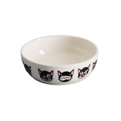 Миска Пижон Эмоджи, керамическая, 12 х 3,5 см, белая, 390 мл