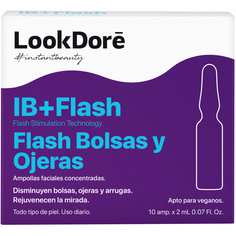 Концентрированная сыворотка для контура век LOOKDORE IB+FLASH AMPOULES FLASH EYES 10x2 мл