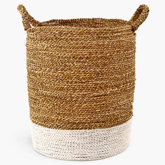 Корзина декоративная Rattan Grand Deco 34 х 53 см бежевая