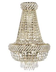 Бра Dio DArte Bari E 2.20.200 G 3 лампы E14 40W с подвесками золотое