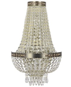 Бра Arti Lampadari pera 2 лампы E27 60W с подвесками прозрачное