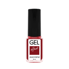 Лак для ногтей Jeanmishel Gel Effect т.253 Красно-коралловый матовый