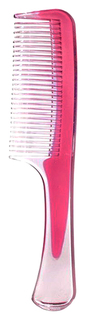 Расческа Beauty Style для волос с ручкой, розовая, 1 шт.
