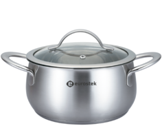 Кастрюля Eurostek ES-1042 1,8 л серебристый