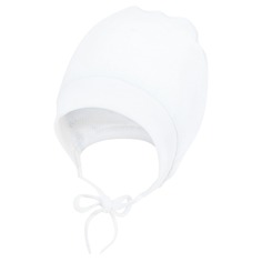 Чепчик детский Lucky Child Ажур 0-10 белый р. 47