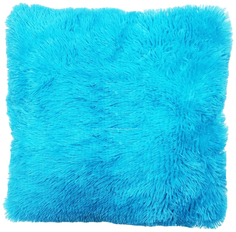 Подушка Багира 40 х 40 см искусственный мех ментоловая Bagira