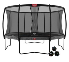 Батут Berg Champion Regular Levels Safety Net Deluxe с сеткой 430 см, grey