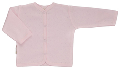 Кофта детская Lucky child ажур розовая 62-68 см