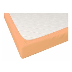 Простыня на резинке Actuel 90 х 200 см сатин бежевый