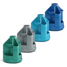 Подставка настольная вращающаяся ErichKrause Mini Desk, Ice Metallic, ассорти из 4 цветов