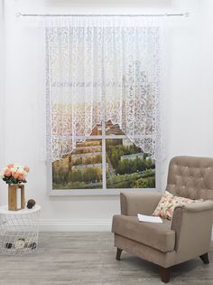 Тюль Amore Mio M3017 300x180 см белая