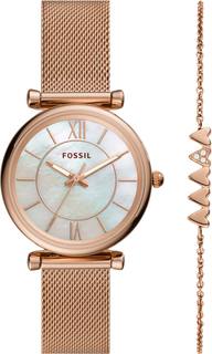 Наручные часы женские Fossil ES5058SET золотистые