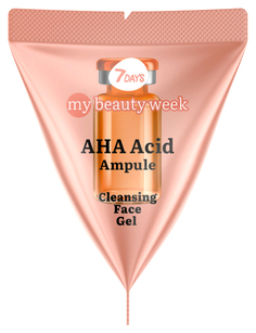 Гель для лица 7Days My beauty week очищающий c AHA-кислотами, 7 г