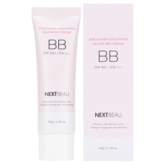 BB-крем NEXTBEAU Collagen Solution Radiance BB cream SPF 50+/PA+++ 02 Natural Beige, 50 г