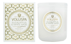 VOLUSPA Ароматическая свеча Eucalyptus & White Sage (Эвкалипт и белый шалфей)