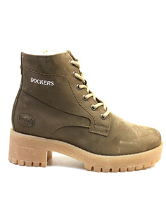 Ботинки женские Dockers 89106 зеленые 41 RU