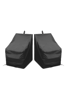 Комплект чехлов для стульев Tplus 510x510x1010 мм 2 шт (оксфорд 210, чёрный)