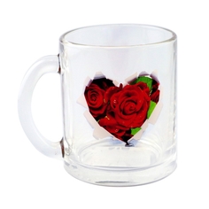 Кружка Цветы Розы, 350 мл, стекло Stor 304240