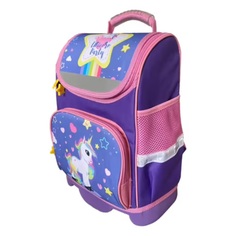 Ранец Единорог фиолетовый 26 х 15 х 35 см No Brand