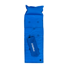 Самонадувающийся туристический коврик Elliprun синяя односпальная походная кровать 180*60
