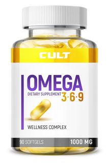 Omega-3-6-9 Cult 1000 мг капсулы 90 шт.