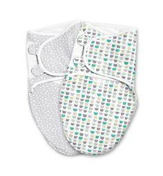 Конверт на липучке Summer Infant Swaddleme Luxe With Easy Change размер S-M 2 шт. 58763