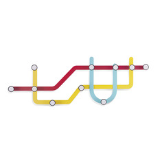 Вешалка настенная Umbra Subway 318187-370
