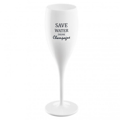 Бокал для шампанского SAVE WATER DRINK CHAMPAGNE, 100 мл Koziol