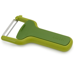 Овощечистка с горизонтальным гладким лезвием SafeStore зеленая Joseph Joseph