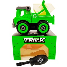 Развивающая машинка WellyWell с отверткой. Truck Sanitation