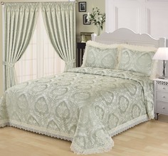 Покрывало Sofi De MarkO Лолита Изумрудный 240х260/Пок-Лол-78и-240х260