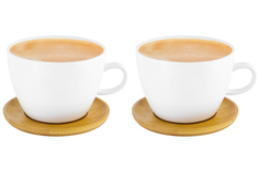Чашка для капучино и кофе латте 500 мл 14,5х12,8х9 см "Снежная королева" Elan Gallery