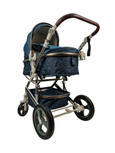 Коляска-трансформер luxmom с сумкой 2 в 1 Синий морской Lm518-SWblue