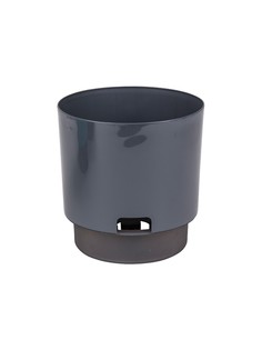 Горшок для растений WATERMATIC 2.5л 170мм темно-серый Decor