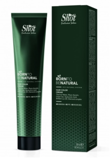 Крем-краска для волос блонд шоколадный Sh BTB Natural 7.8 100 мл Shot