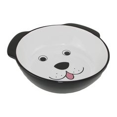 Миска керамическая Dogman Собачья радость, 0,37 л, в ассортименте