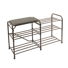 Подставка для обуви Исток с сидением ПОС91, медный антик Istok