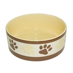 Миска керамическая Dogman Лапки N3, 1,61 л