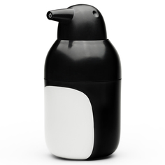 Диспенсер для мыла penguin, черно-белый Qualy