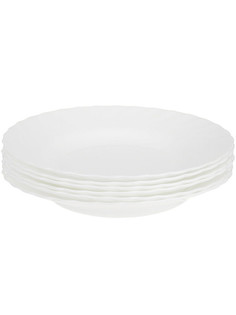 Набор тарелок, тарелка суповая, супница 21 см FESTON 6 штук Luminarc