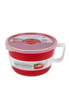 Кружка с крышкой MICROSAFE SOUP для приготовления в СВЧ 1.15л Decor