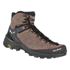 Ботинки Salewa ALP Trainer 2 Mid Gore-Tex, wallnut/fluo orange, 12 UK